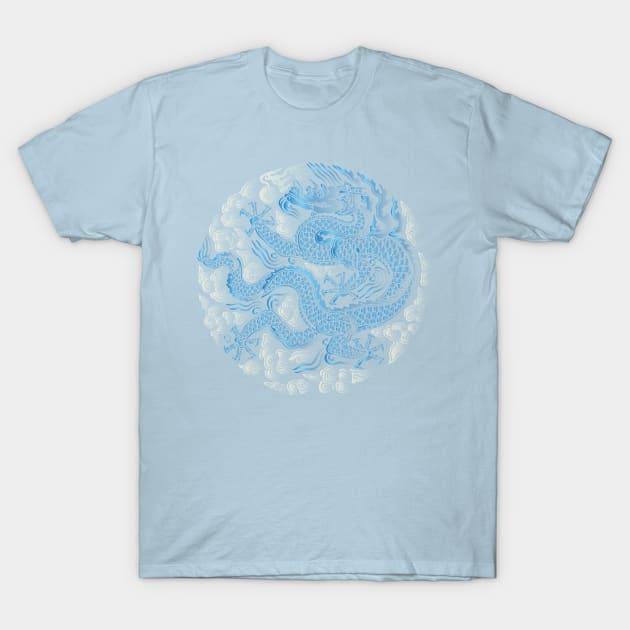 icy dragon T-Shirt by justduick